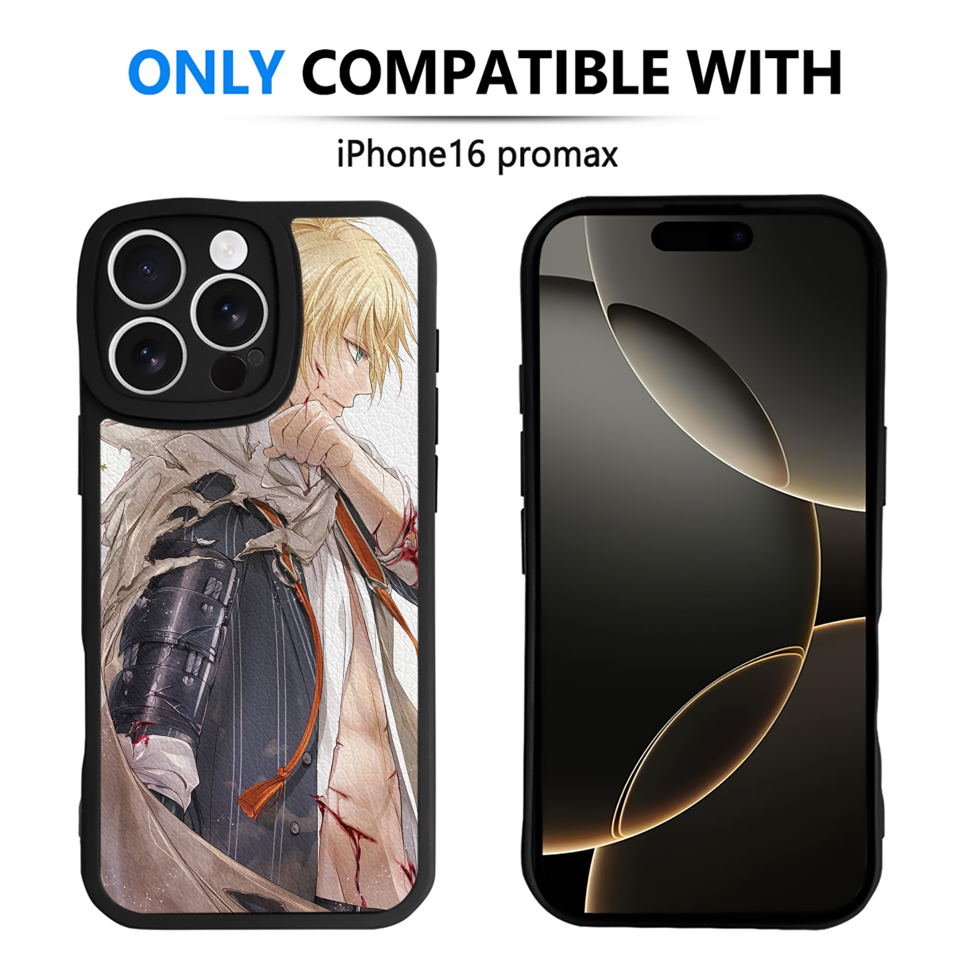 （画像用） 刀剣乱舞 Touken Ranbu 【iPhone 16シリーズ対応】シリコンスマホケース（レザー調） 材質：シリコン